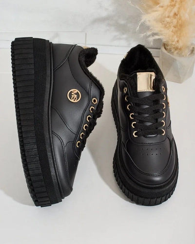 Royalfashion Warme Damen-Sneakers mit Fell Sofi