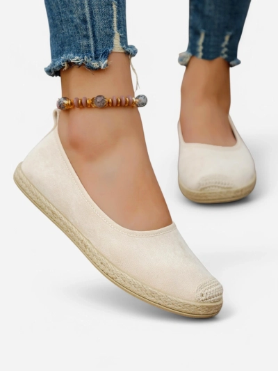 Royalfashion Damen Eco-Suede Espadrilles Aroles