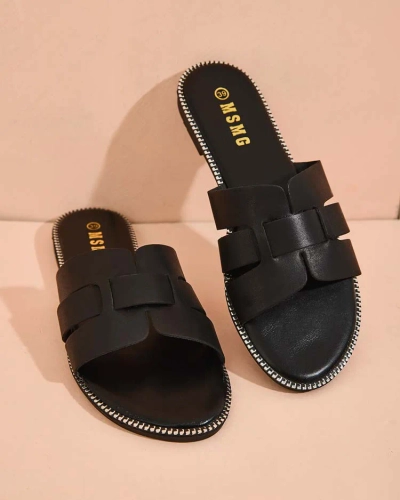 Royalfashion Жіночі шльопанці Omipp на плоскій підошві