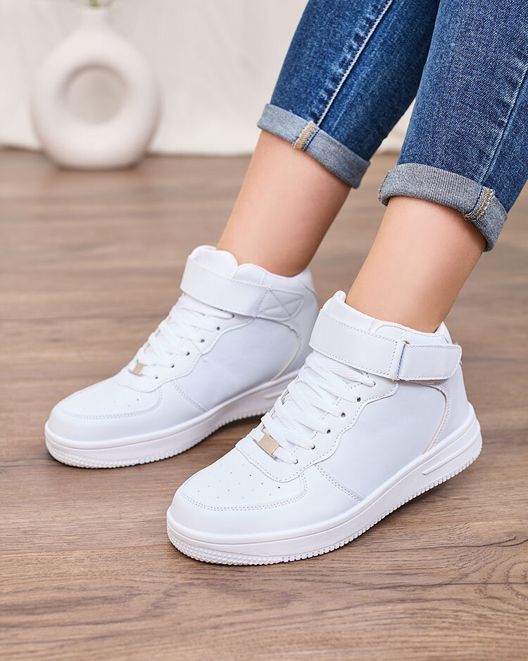 Royalfashion Damen sportliche Sneaker in weiß Futtes