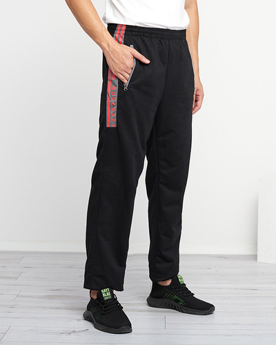 Чоловічі чорні спортивні штани - одяг