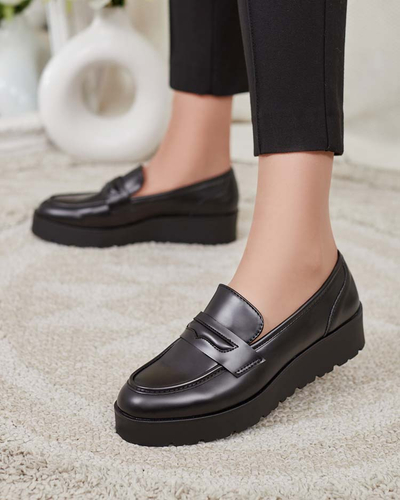 Royalfashion Damen Mokassins mit niedrigen Absätzen Coutun