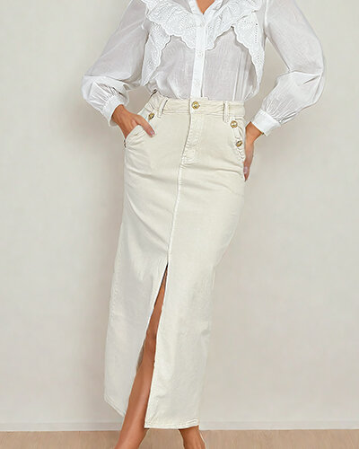 Royalfashion Denim Damenrock