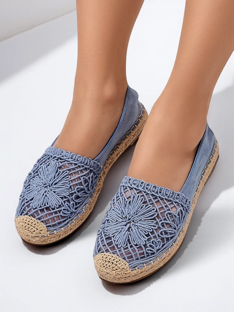 Royalfashion Damen Perforierte Espadrilles Verela