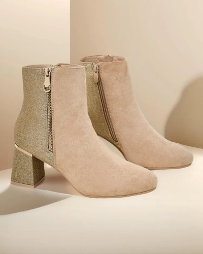 Royalfashion Damen Stiefeletten auf einem Stiletto Boratos
