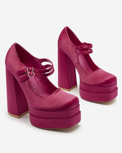 Fuchsia Damen hohe Stiletto-Pumps Elika - Schuhe