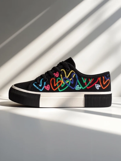 Royalfashion Damen Sneakers mit Druck Sercess