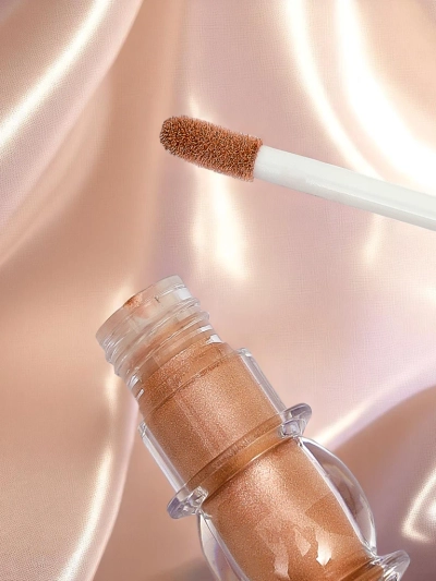 Flüssiger Gesichts-Highlighter mit Pinsel Sunset Kiss