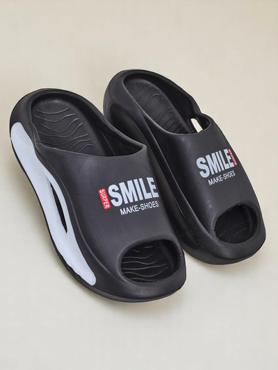 Royalfashion Universelle Gummi-Flip-Flops Super Smile