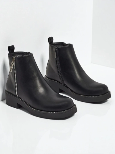 Damenstiefeletten aus Öko-Leder Belvani