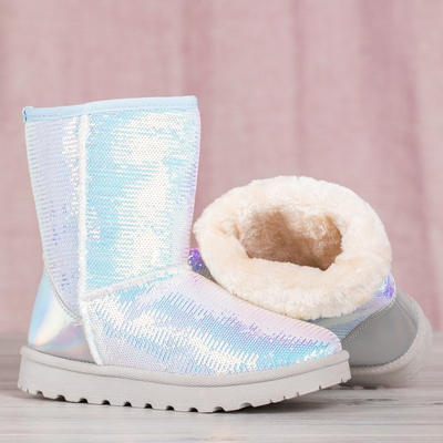 Blaue Schneeschuhe mit Pailletten Sweet Mermaid - Footwear