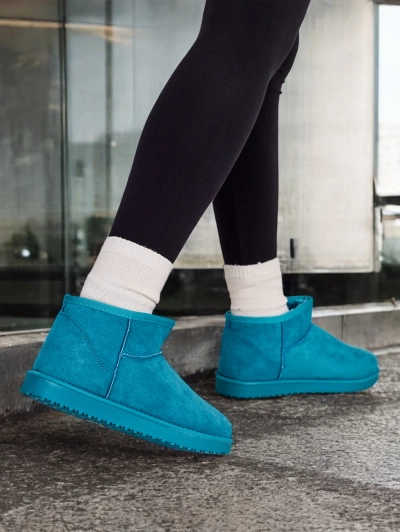 Royalfashion Kurze Damen Schneestiefel wie Hozis
