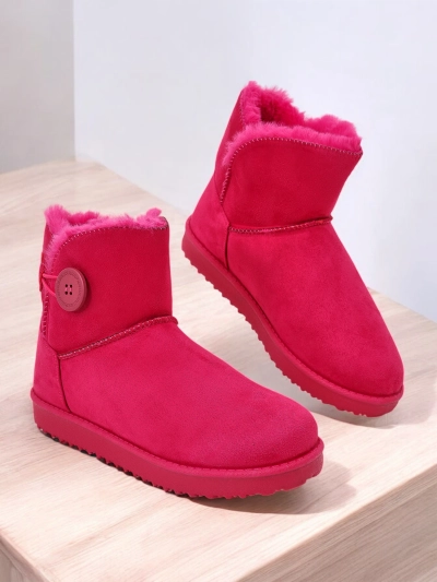 Royalfashion Kurze Damenstiefel a'la Schneestiefel Malla
