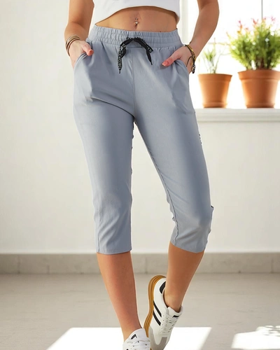 Royalfashion Baumwolle Damen 3/4 Shorts