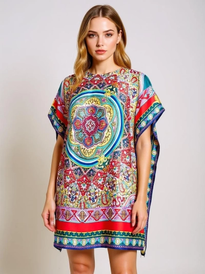 Pareo Ariadne – buntes knielanges Kleid Royalfashion aus Polyester