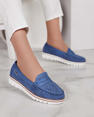 Royalfashion Ажурні жіночі мокасини Leteller