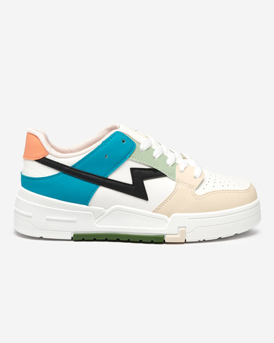 Damen-Sportschuhe in Beige und Blau Tremsi Sneakers - Footwear