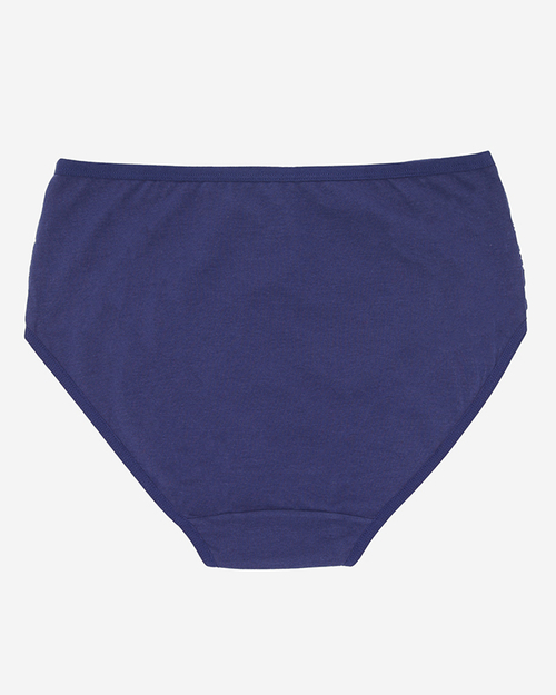 Темно-сині жіночі трусики PLUS SIZE
