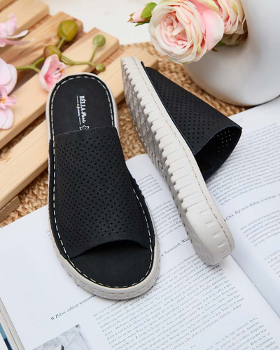 Royalfashion Durchbrochene Damen-Flip-Flops Ererra