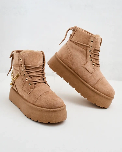 Royalfashion Damen Schnürstiefel Woruces