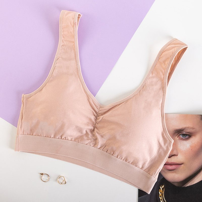 Бежевий жіночий бюстгальтер