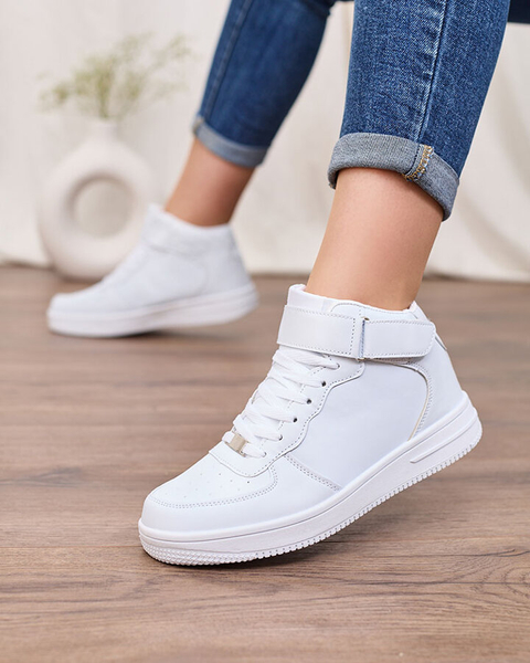 Royalfashion Damen sportliche Sneaker in weiß Futtes