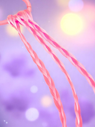 Royalfashion Clip-in Zöpfe mit Gummiband