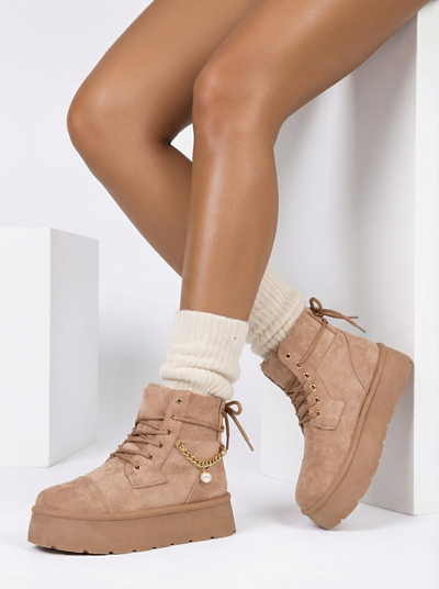 Royalfashion Damen Schnürstiefel Woruces