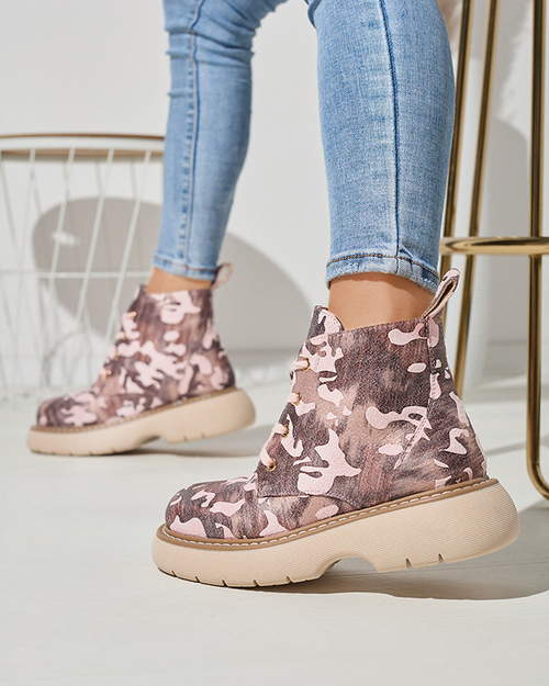 OUTLET Рожеві жіночі мокасини Moreore - Взуття