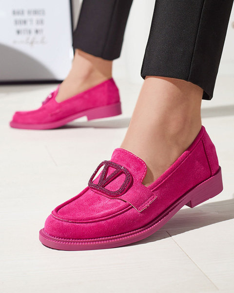 Fuchsia Damen Mokassins mit Verzierung Fogras- Footwear