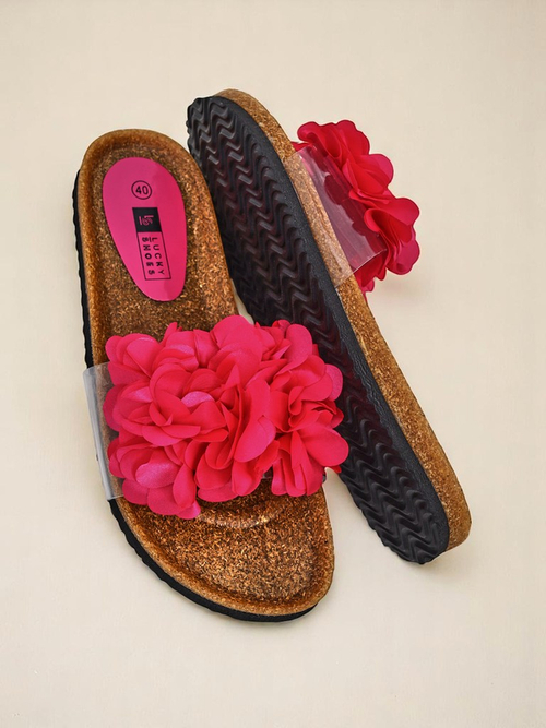 Royalfashion Жіночі шльопанці з квіточками Flora Soft