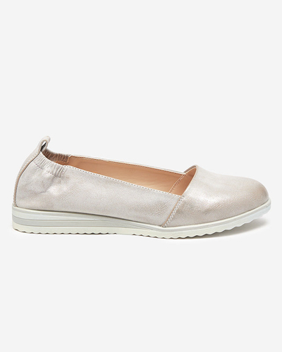 Silber Asya Ballerinas - Schuhe