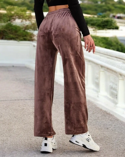 Royalfashion Damen-Sweatpants a'la velour