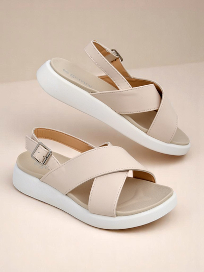 Royalfashion Damen Sandalen mit dicker Sohle Riva Star