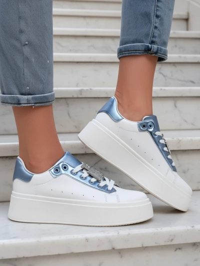 Bella Corsa Ecru Handgefertigte Damen-Sneakers