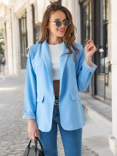 Royalfashion Жіночий блейзер без застібки Elegantes