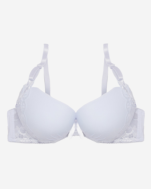Білий жіночий мереживний бюстгальтер - Нижня білизна