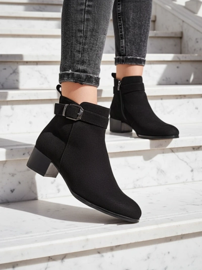 Ботильйони Elegante Nero з Екошкіри