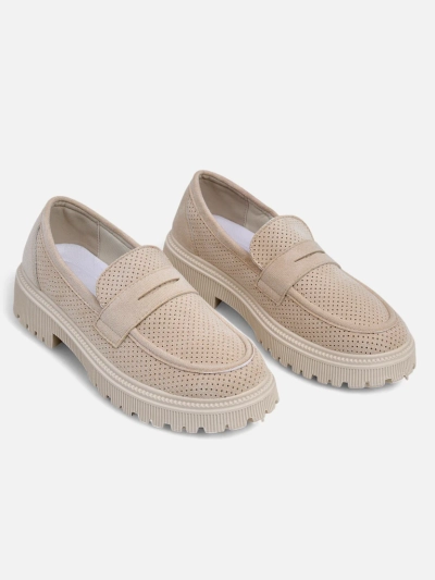 Royalfashion Damen Eco-Suede Mokkasins Dunes