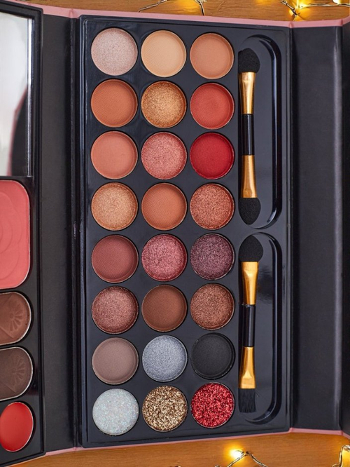 ANYLADY Компактна палітра для макіяжу – тіні для повік, контуринг, губи 33 відтінки