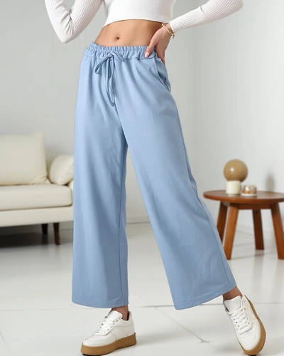Royalfashion Damen Woven Wide Track Pants