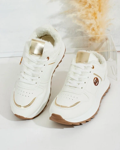 Royalfashion Warmed women's sneakers with fur Boris