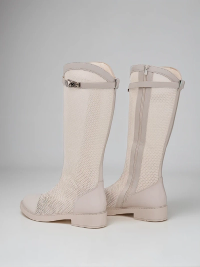 Royalfashion Hohe durchlässige Damen-Stiefeletten Ovittole