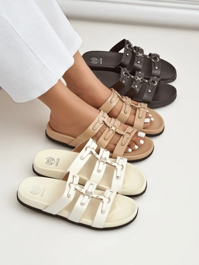 Royalfashion Damen R\[ö\u00e4]mer Sandaletten Roma