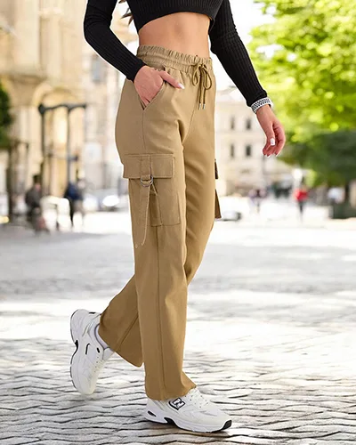 Royalfashion Damen Stoff-Kampfhose