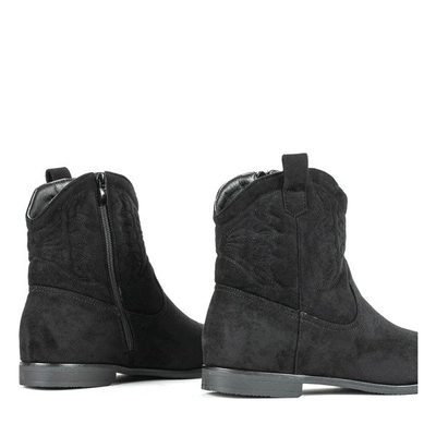 Чорні черевики типу ковбойських Yuki - Взуття