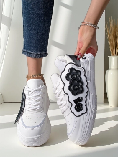 Royalfashion Damen Sneakers mit dekorativem Obermaterial Nendales
