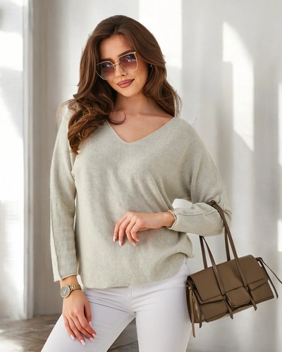 Royalfashion Damen Leichter Viskosepullover