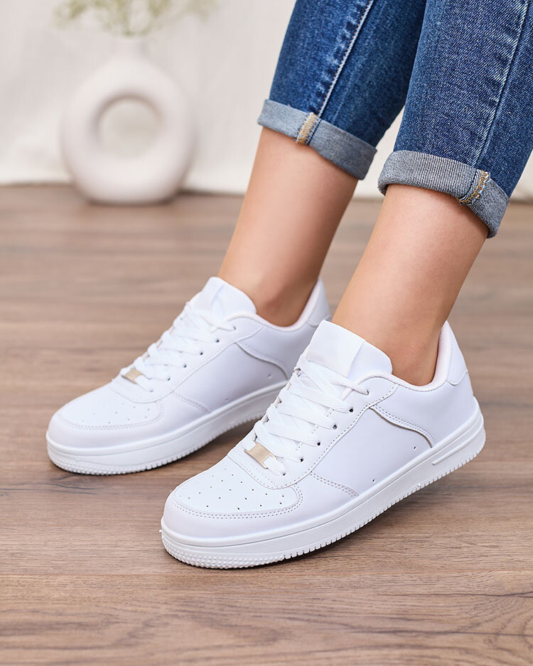 Royalfashion Weiße Sport-Sneakers für Damen Estess