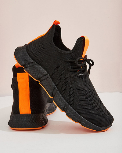 Sportschuhe für Damen von Bommgi in Schwarz und Orange - Schuhe